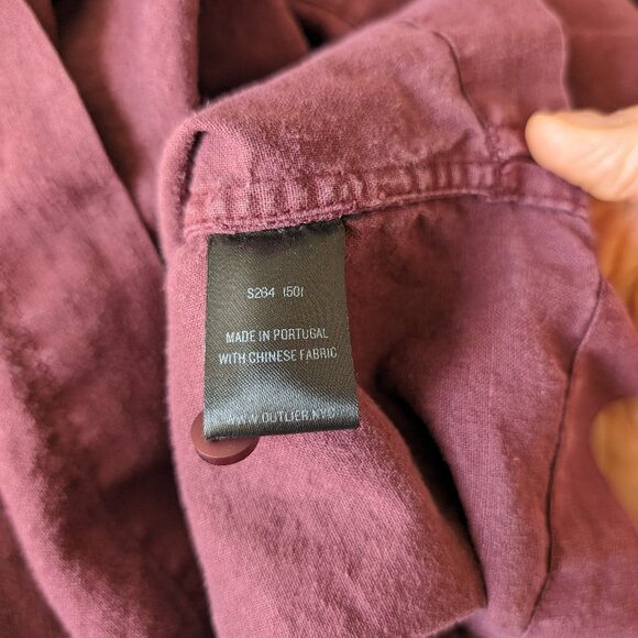 Outlier Ramienorth Popover - Men’s Large In GD Winedark - Picture 6 of 7